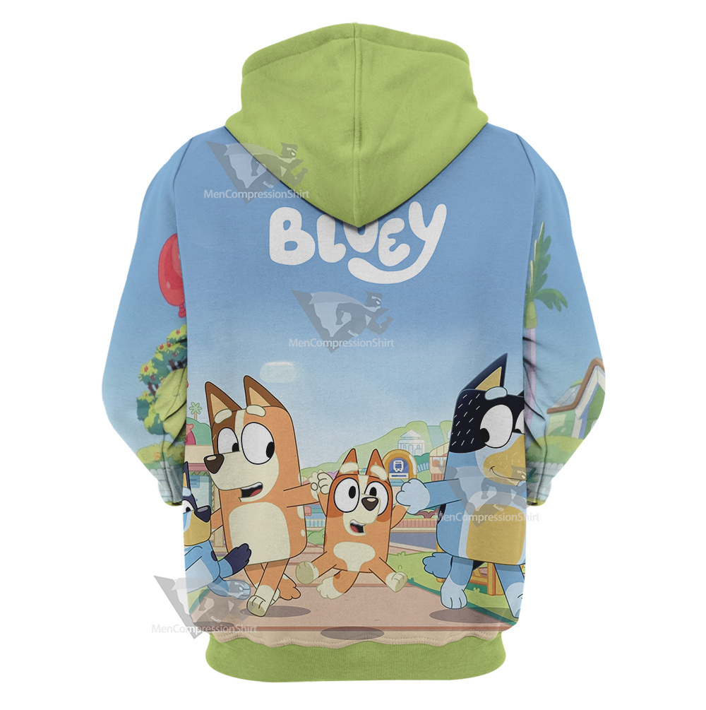 Bluey Tv Series 2018 Hoodie