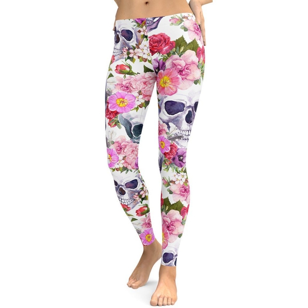 Boho Skull lady Compression Legging