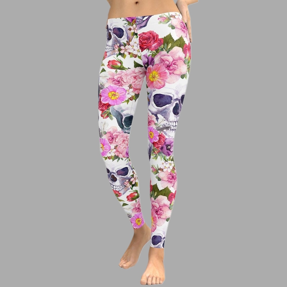 Boho Skull lady Compression Legging