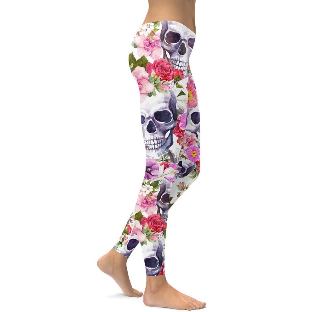 Boho Skull lady Compression Legging