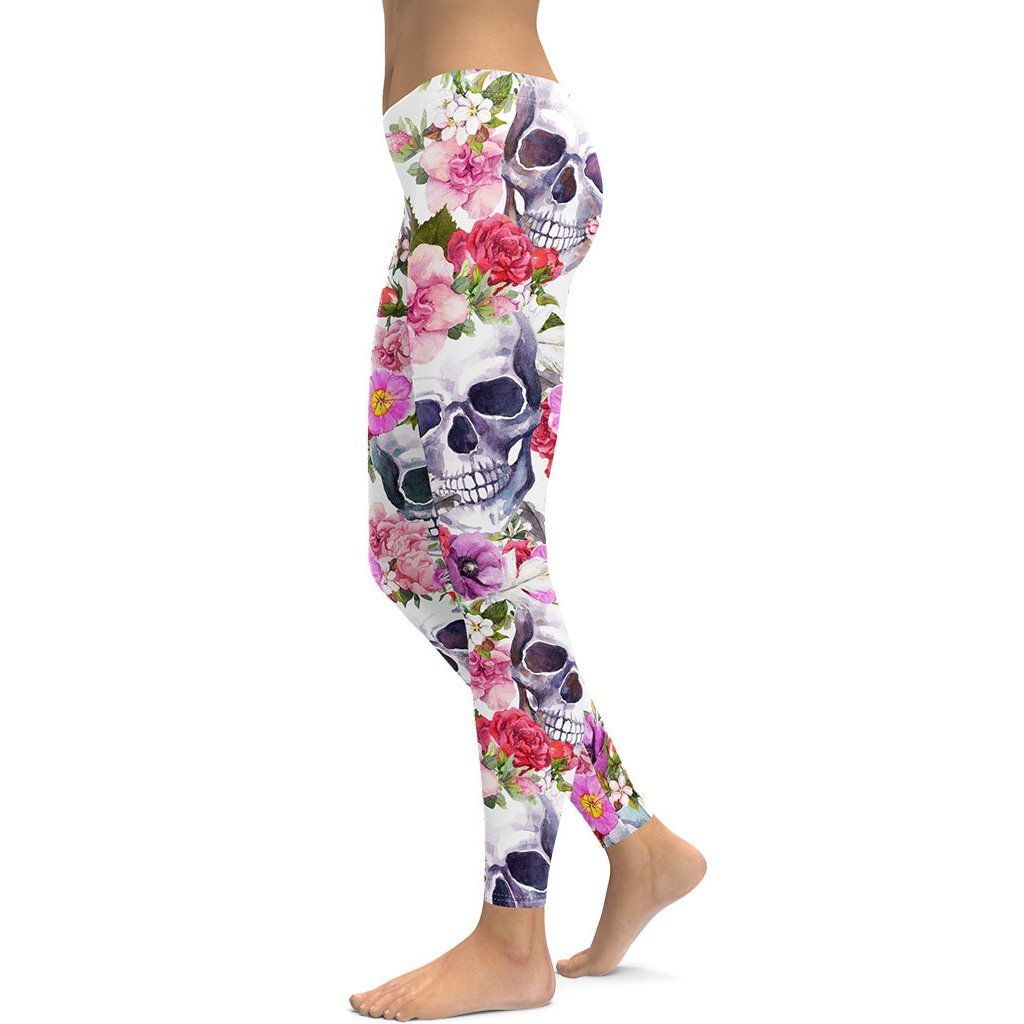 Boho Skull lady Compression Legging