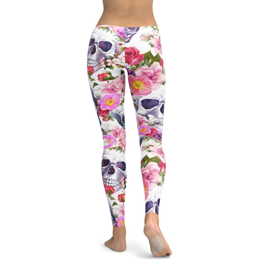 Boho Skull lady Compression Legging