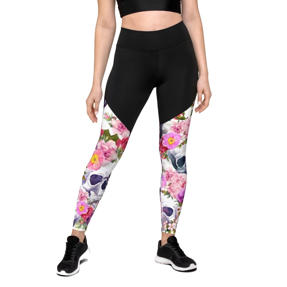 Boho Skull Women Compression Legging