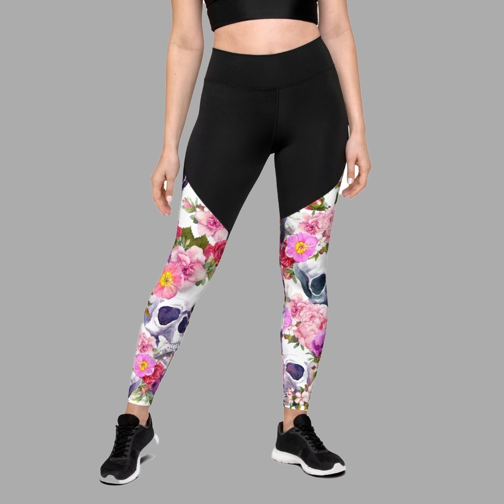 Boho Skull Women Compression Legging