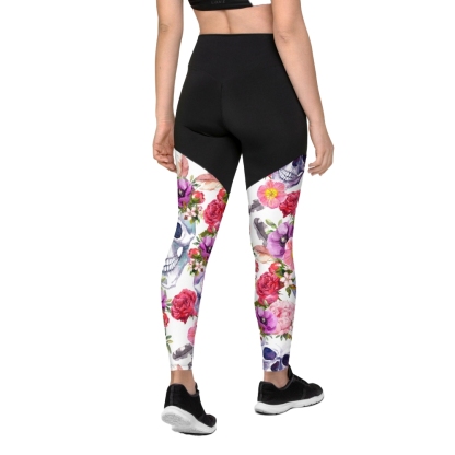 Boho Skull Women Compression Legging