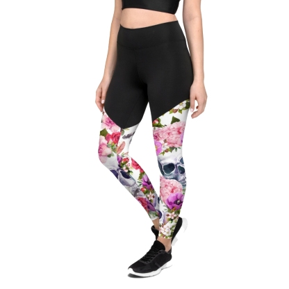Boho Skull Women Compression Legging