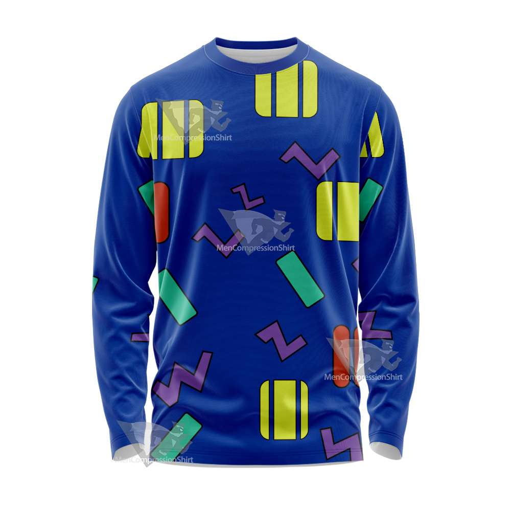 Bojack Hourseman Mr Peanutbutter Blue Cosplay Long Sleeve Shirt