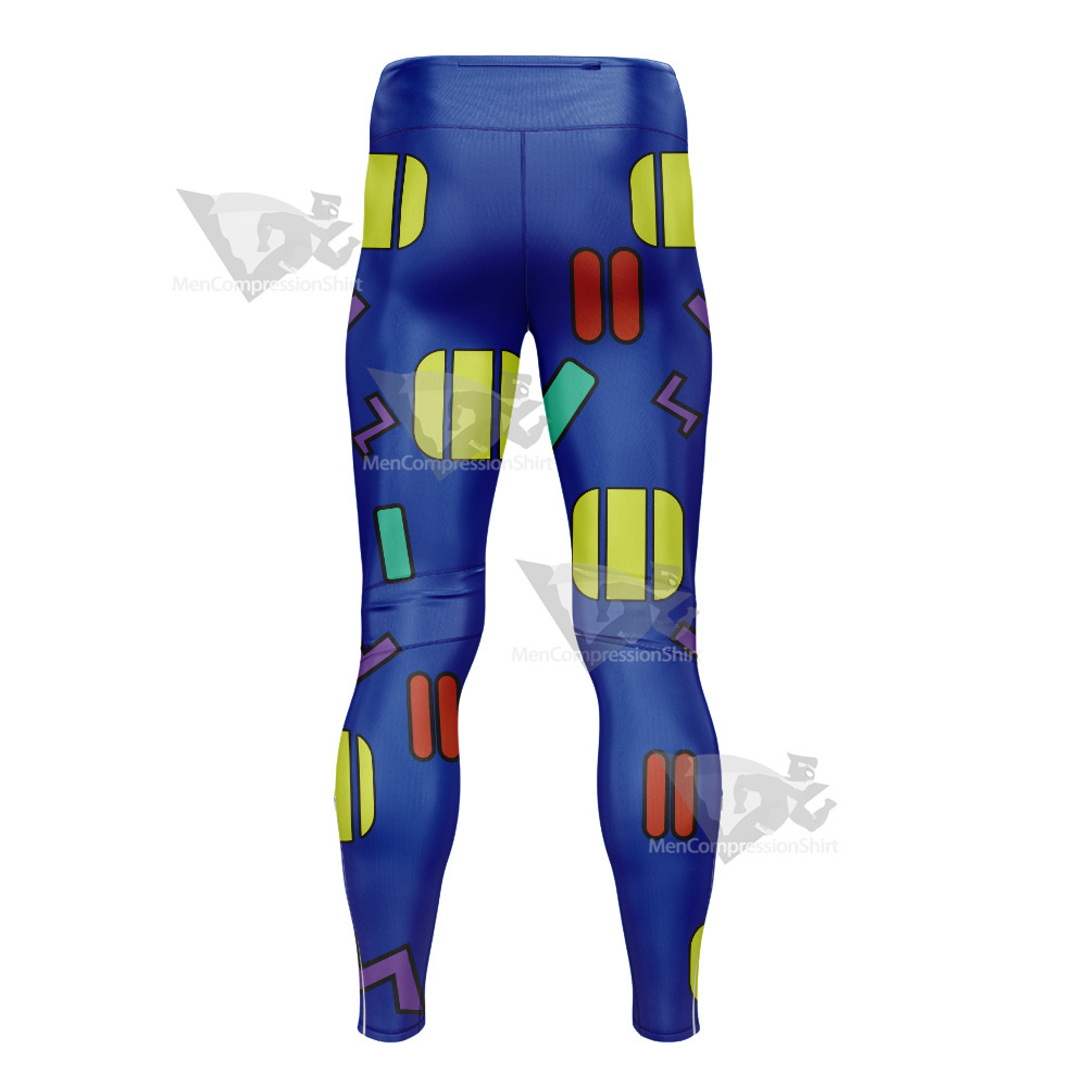 Bojack Hourseman Mr Peanutbutter Blue Mens Compression Legging