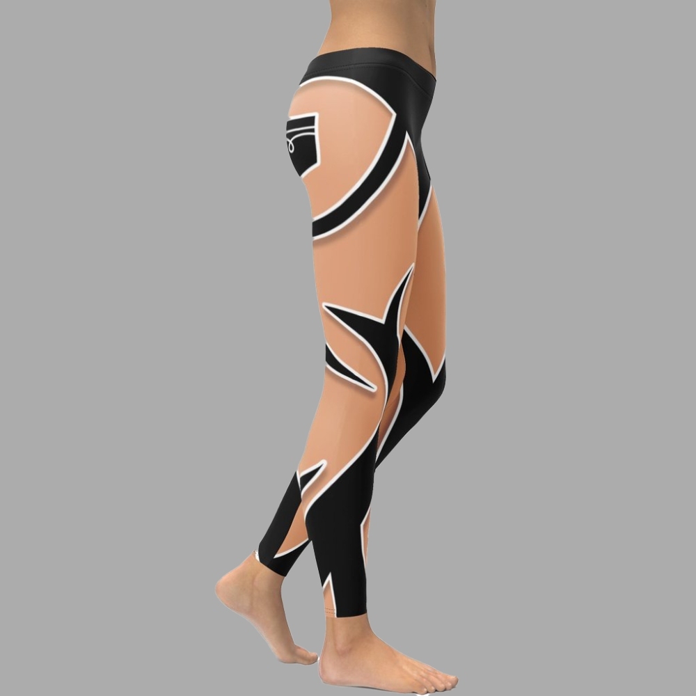 Bold Cut Outs lady Compression Legging