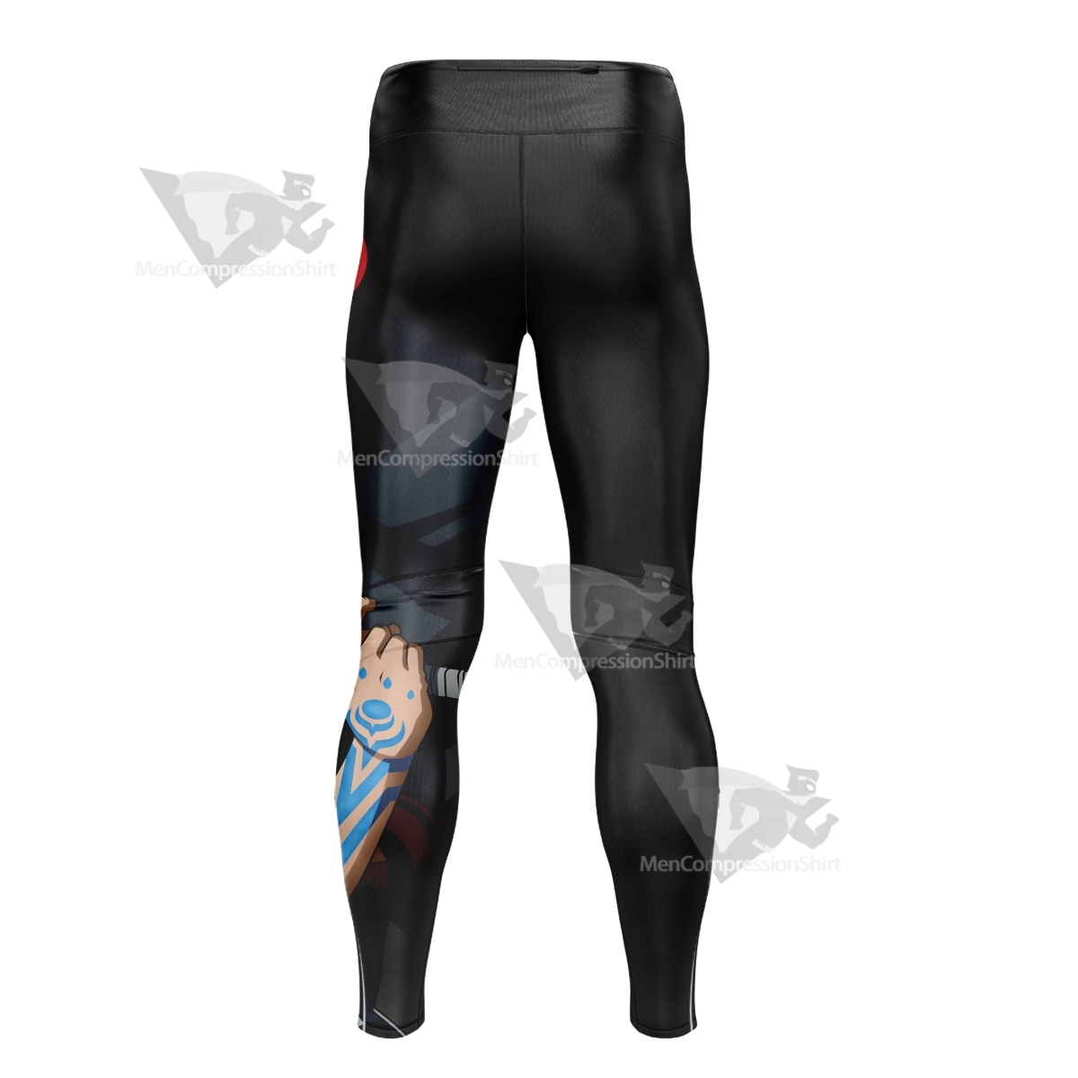 Boruto Unisex Classic Black Men Compression Legging