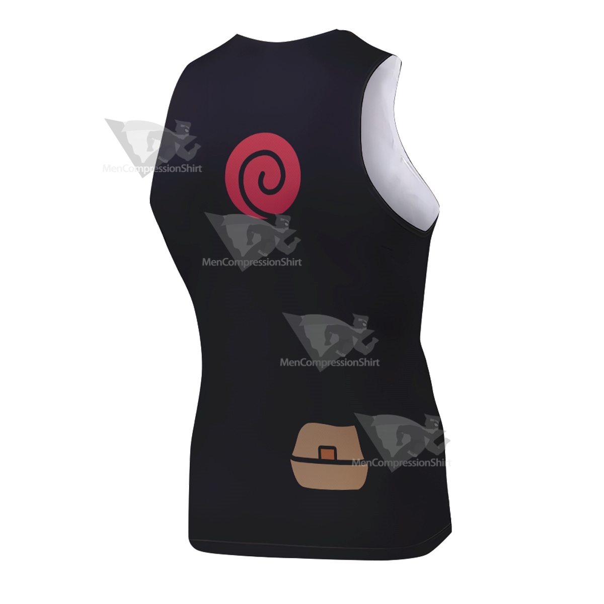 Boruto Unisex Classic Red Sleeveless Compression Shirt