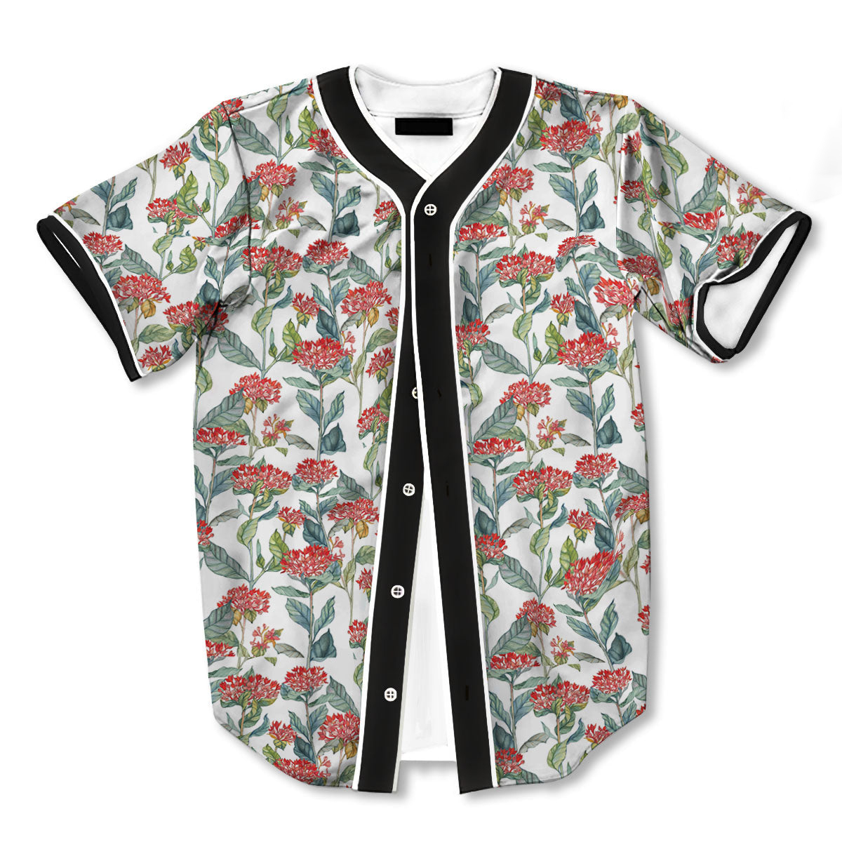 Bouvardia 3d Print Full Size Pattern Baseball Jerseys