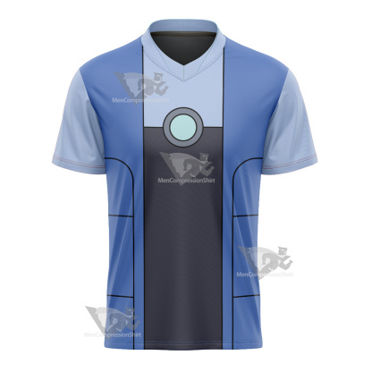 Bravest Warriors Chris Kirkman Blue Cosplay Football Jersey