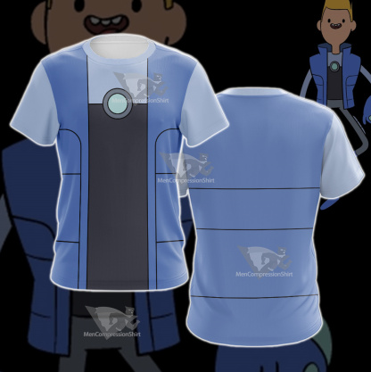 Bravest Warriors Chris Kirkman Blue Cosplay T-Shirt