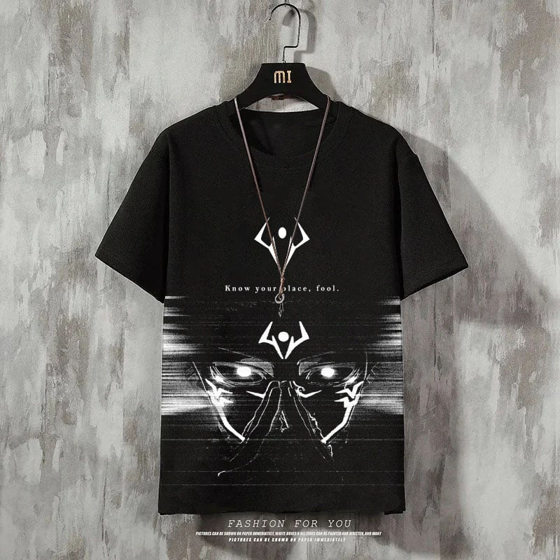 Ryomen Sukuna Black T-Shirt Jujutsu Kaisen Anime Tee