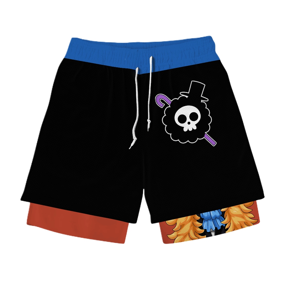 Brook Anime Shorts Compression Gym Shorts