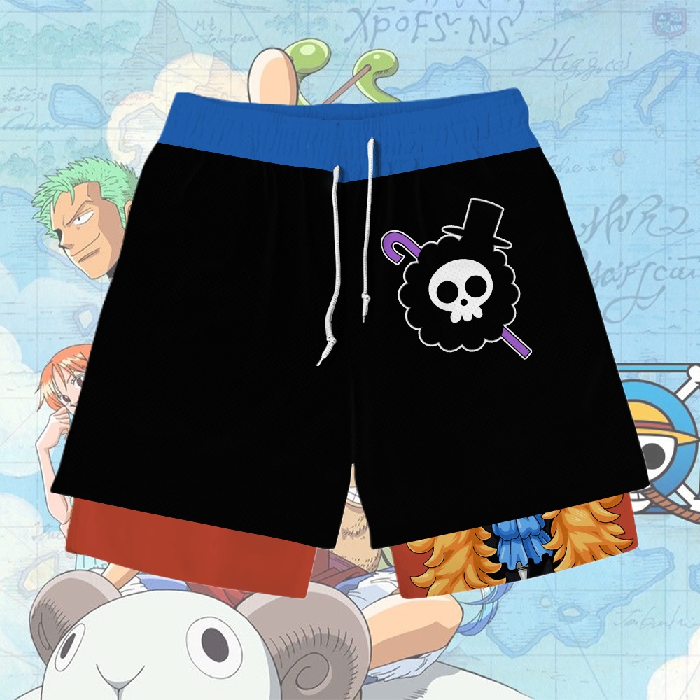 Brook Anime Shorts Compression Gym Shorts