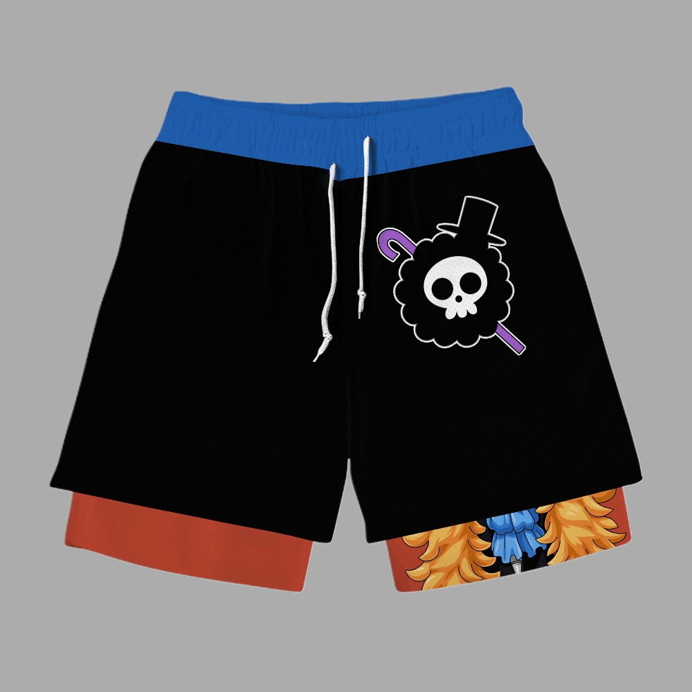 Brook Anime Shorts Compression Gym Shorts