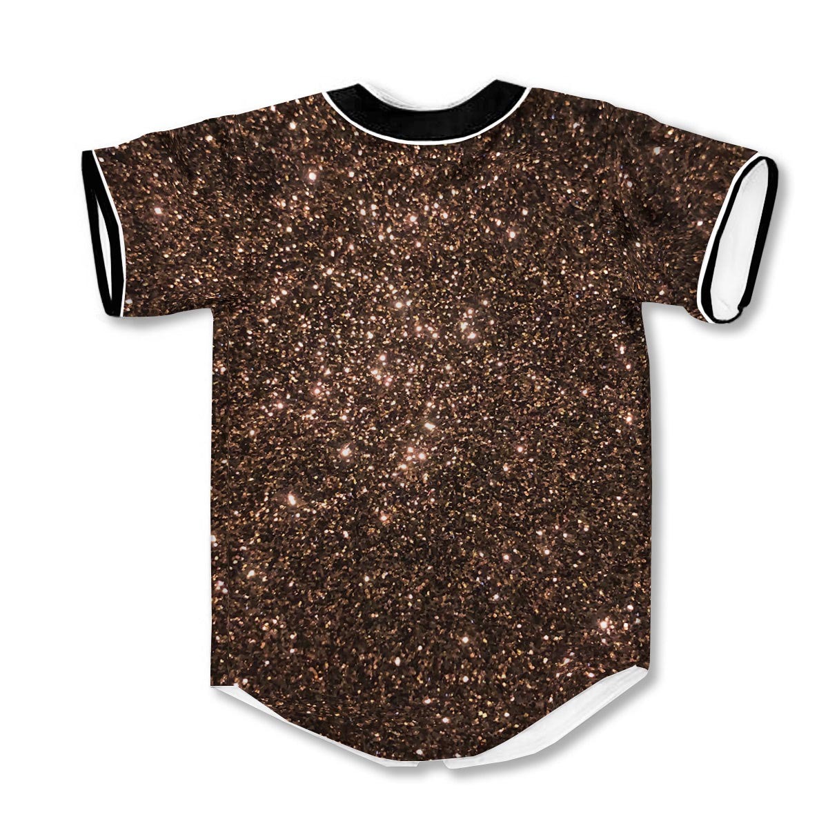 Brown Glitter 3d Print Full Size Baseball Jerseys
