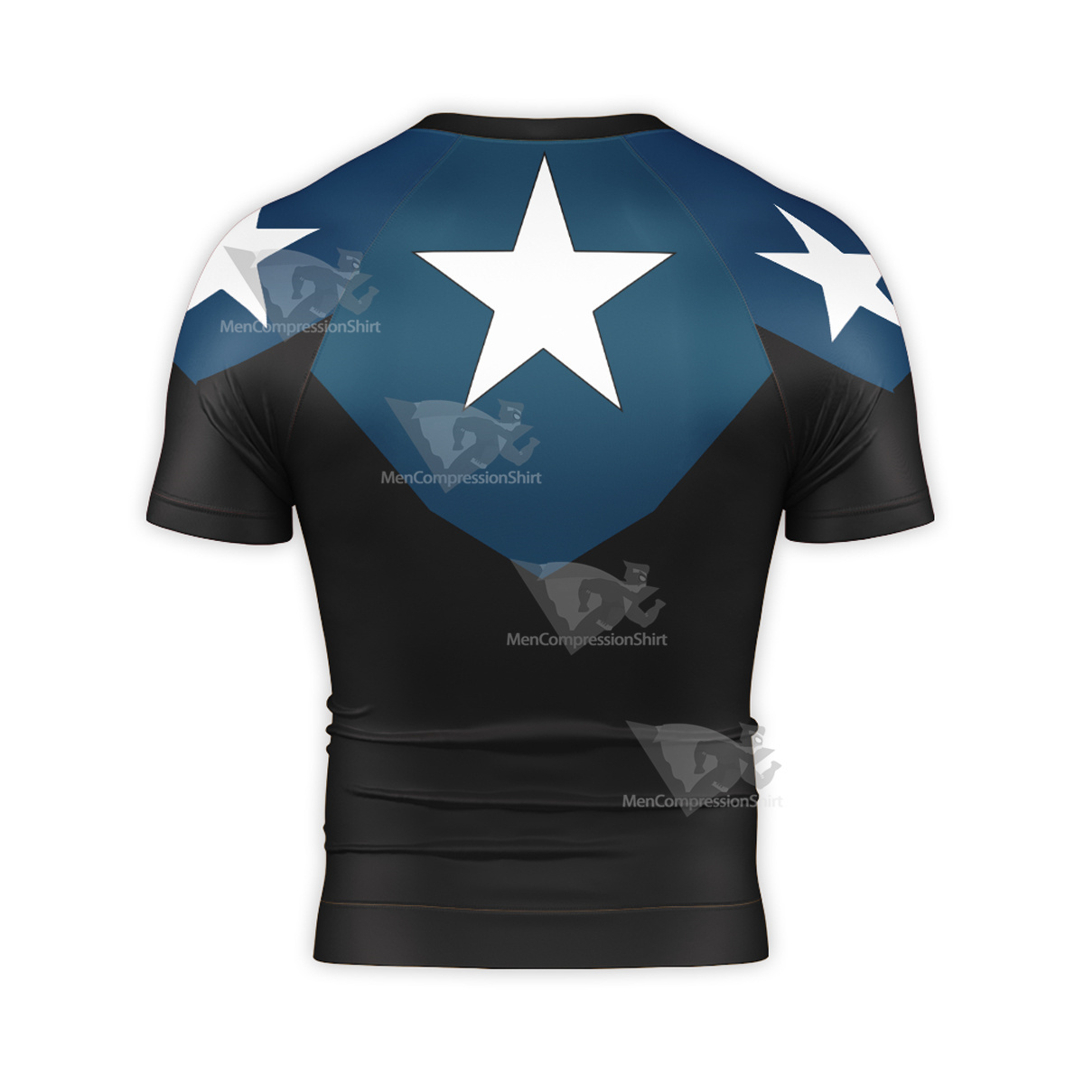 Bucky Captain America Short Sleeve Compression Shirt