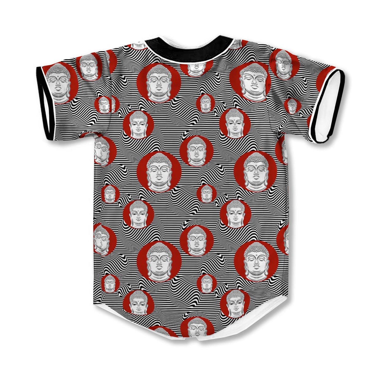 Buddha 3d Print Full Size Pattern Baseball Jerseys