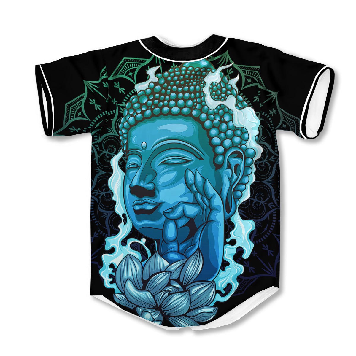 Buddha Blue 3d Print Full Size Baseball Jerseys