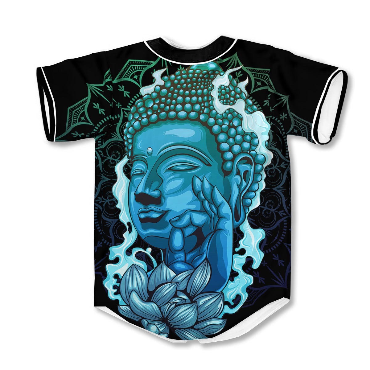 Buddha Blue 3d Print Full Size Baseball Jerseys