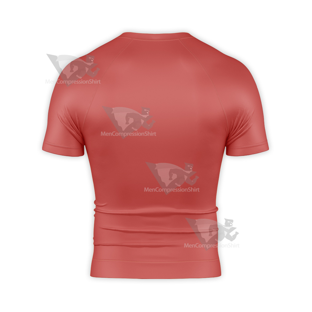 Buddy Daddies Kurusu Kazuki Red Cosplay Short Sleeve Compression Shirt
