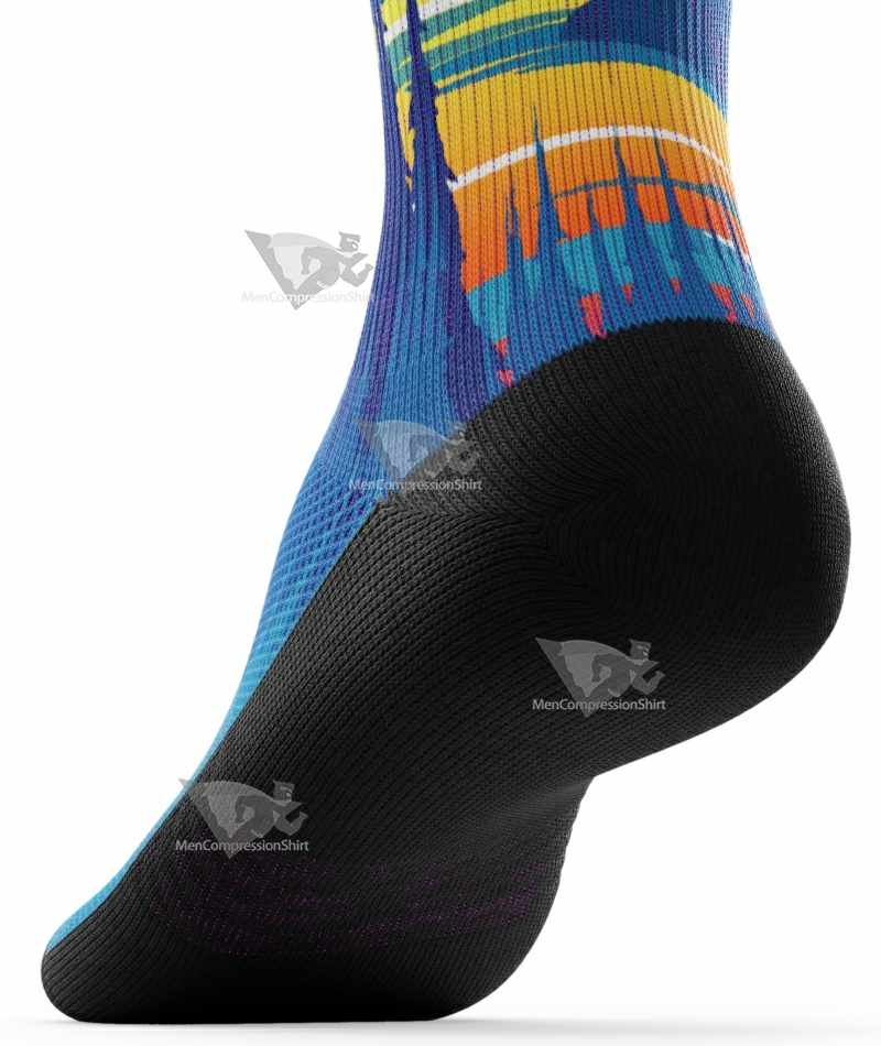 Burnt Sun Knee High Compression Socks