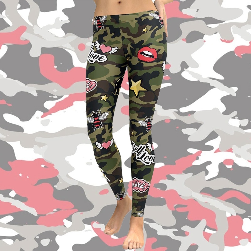 Camo Patch lady Compression Legging