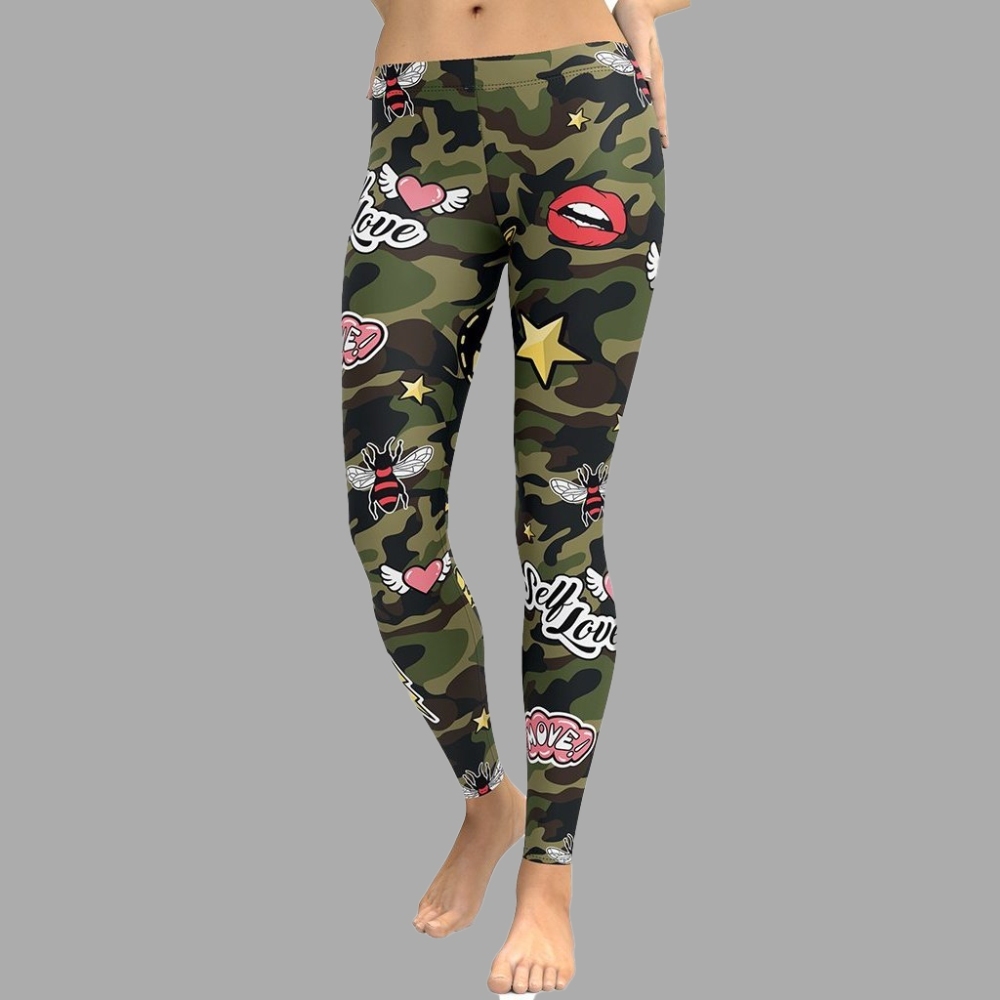 Camo Patch lady Compression Legging