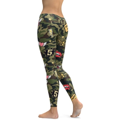 Camo Patch lady Compression Legging