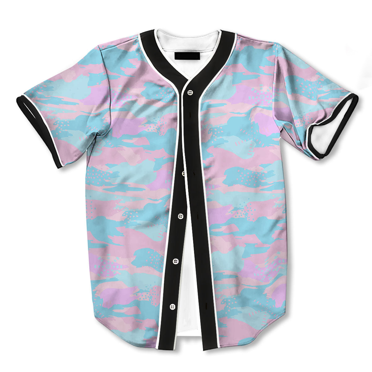 Camouflage Pastel 3d Print Full Size Baseball Jerseys