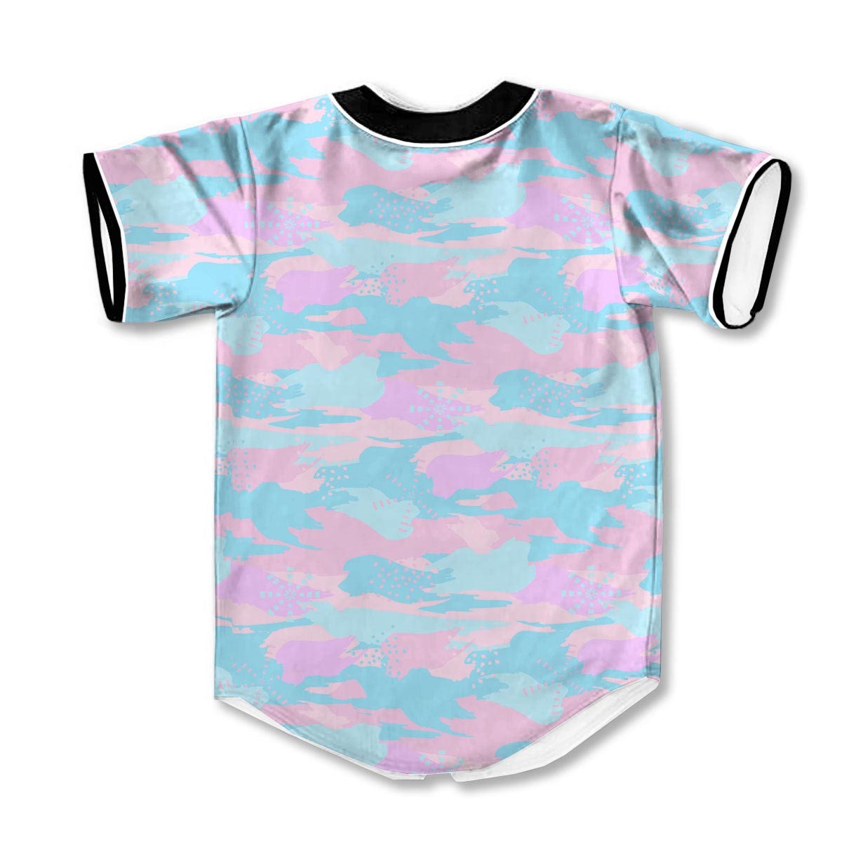 Camouflage Pastel 3d Print Full Size Baseball Jerseys