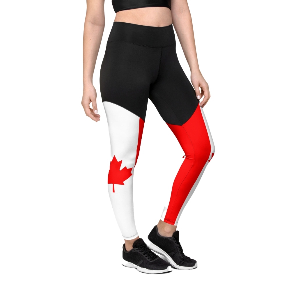 Canada Flag Women Compression Legging