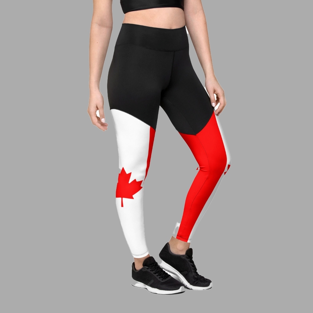 Canada Flag Women Compression Legging