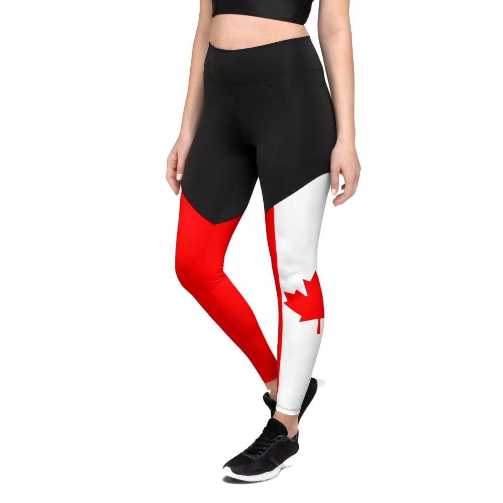 Canada Flag Women Compression Legging