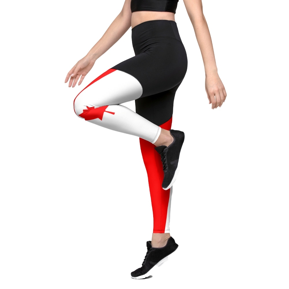 Canada Flag Women Compression Legging