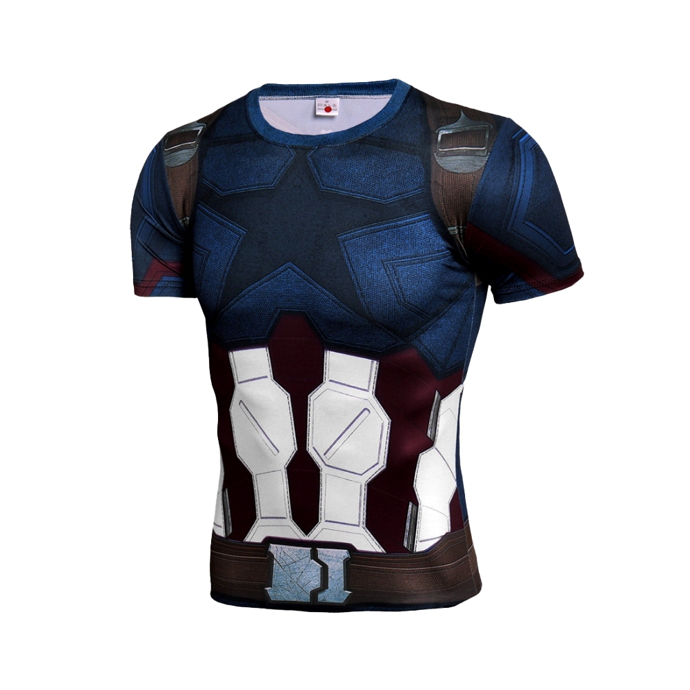 Captain america infinity war compression fashion shirt