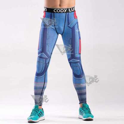 Captain America men Compression Shirt Set