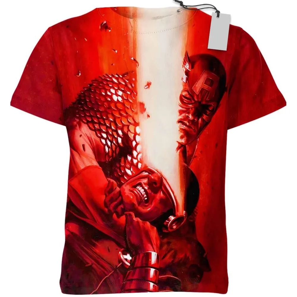 Captain America Vs Cyclops T-Shirt