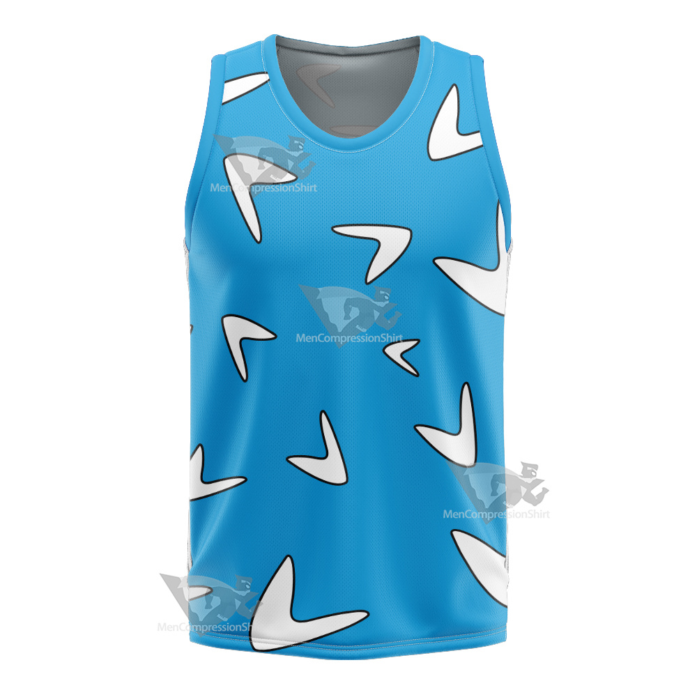 Captain Boomerang White Cosplay Basketball Jersey