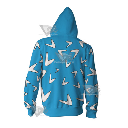 Captain Boomerang White Cosplay Zip Up Hoodie