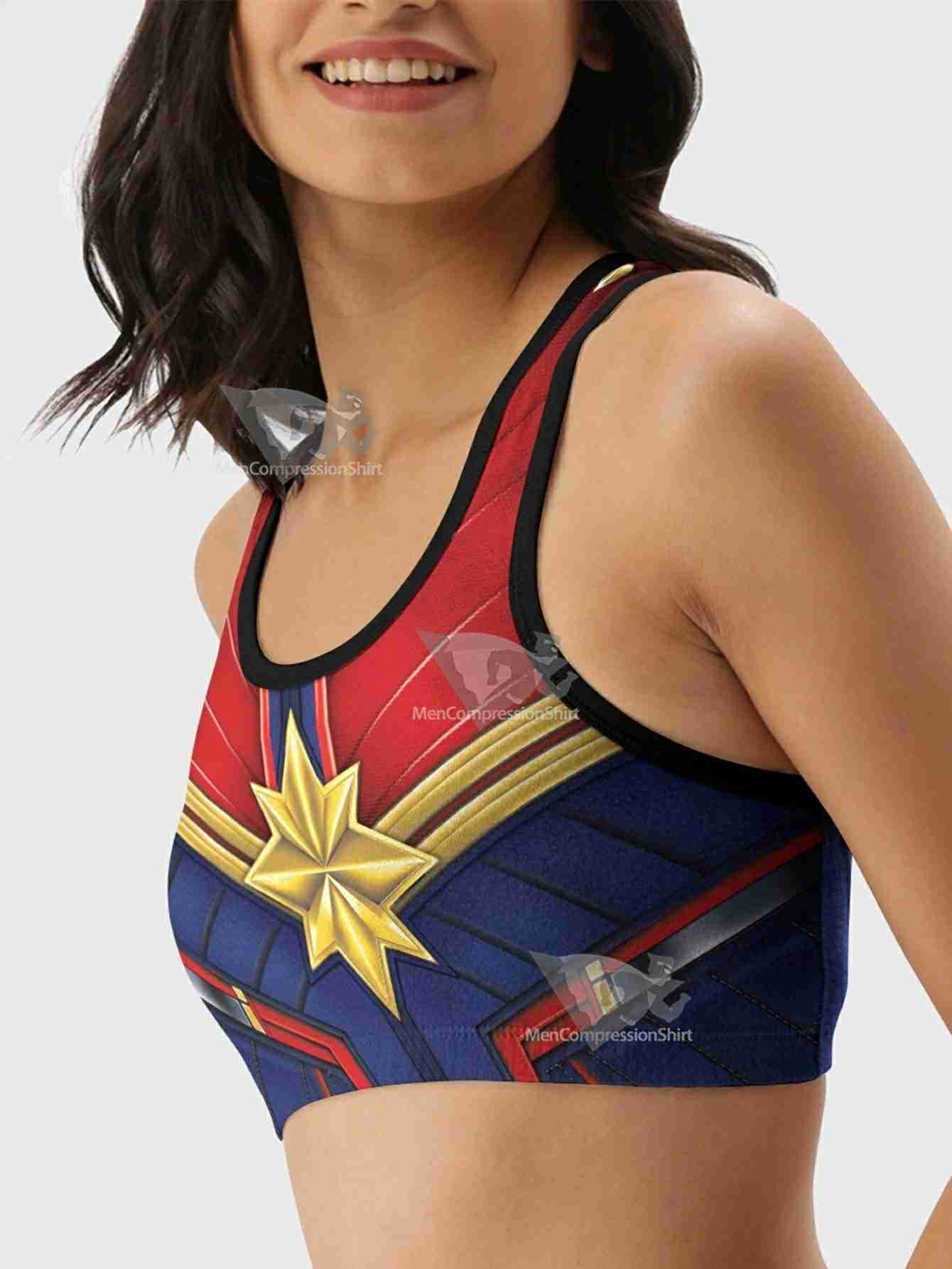 Captain Carol Women Compression Active Wear Set