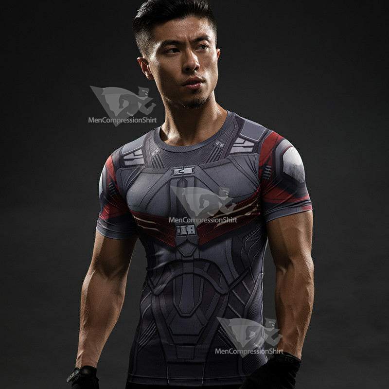 Captain Falcon Short Sleeve Compression Shirt For Men