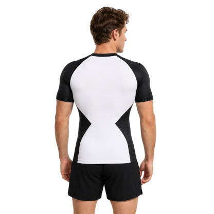 Captain Marvel 2 Monica Rambeau Black Gray Short Sleeve Compression Shirt