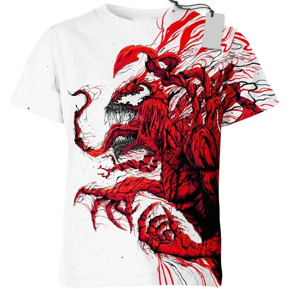 Carnage Superpower Heroes T-Shirt Venom Spiderman T-Shirt