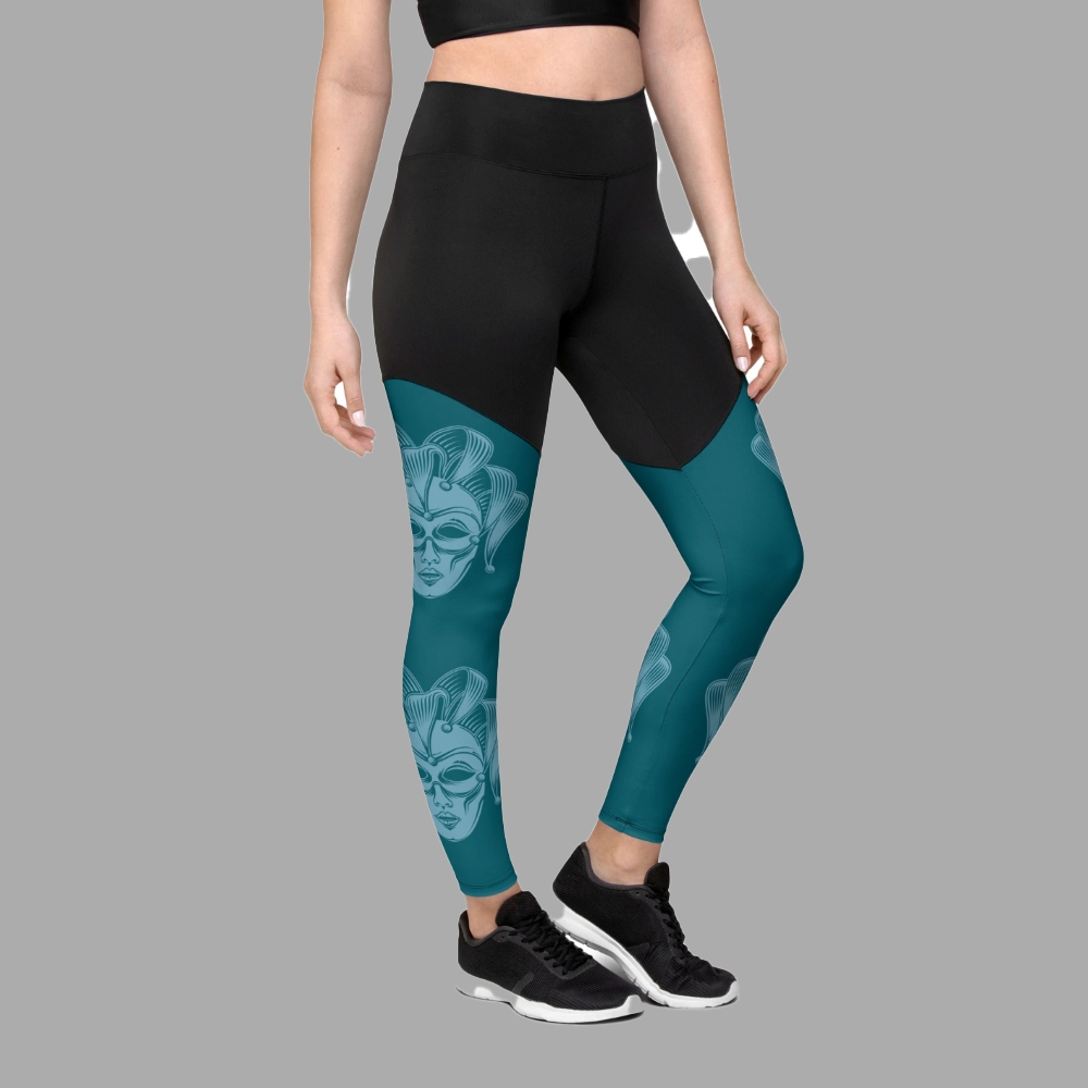 Carnival Mask Women Compression Legging