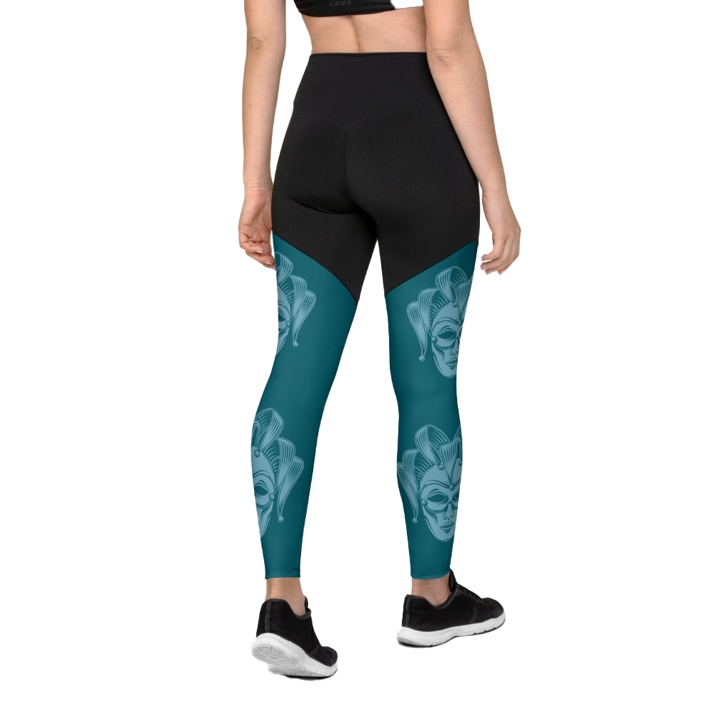 Carnival Mask Women Compression Legging
