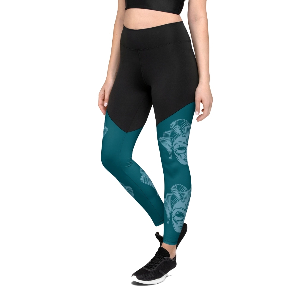 Carnival Mask Women Compression Legging
